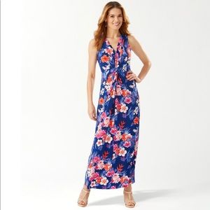 BRAND NEW! TOMMY BAHAMA Mira Dora Floral Sleeveless Maxi Dress